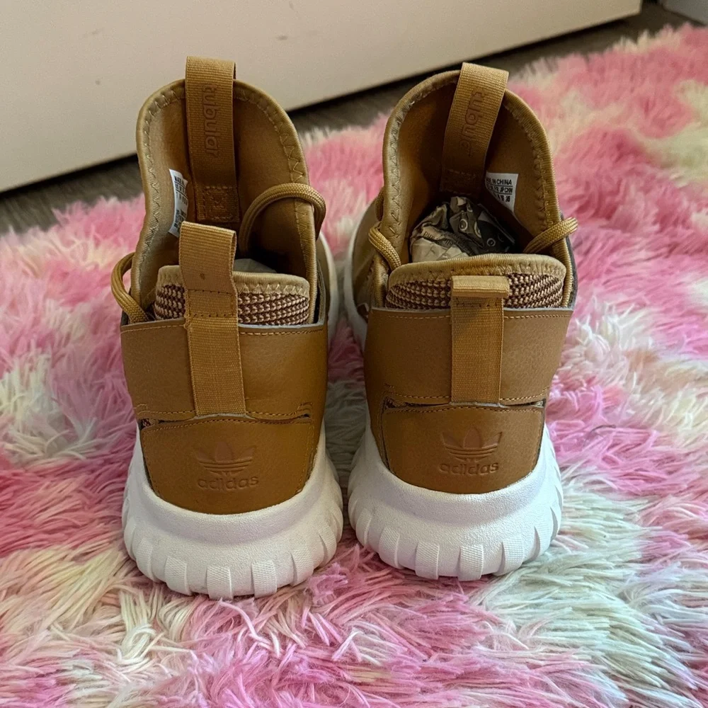 Adidas Brown High-Top Sneakers